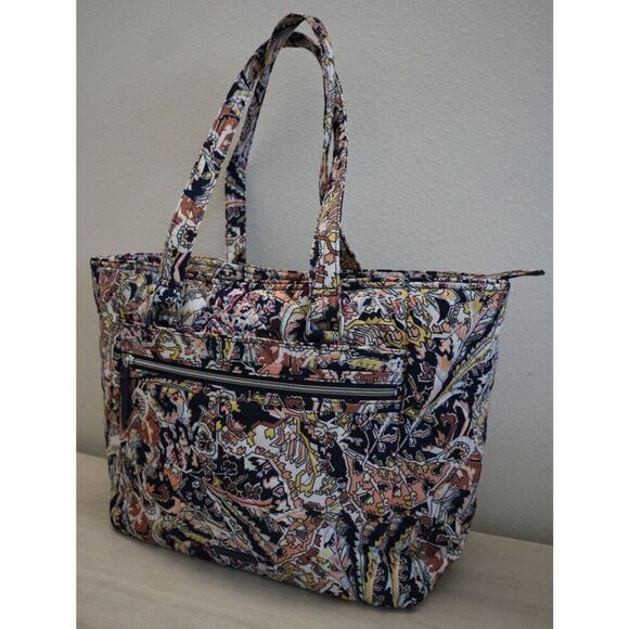 Vera Bradley 25245-12164 Women's Tangier Paisley Quilted Work Tote - Picture 10 of 16